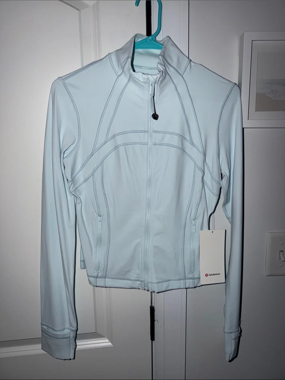 lululemon athletica Light Blue define cropped jacket